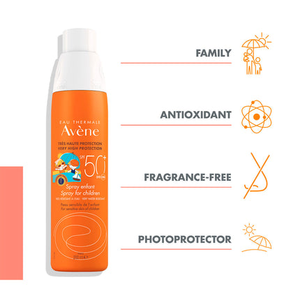 Eau thermale Avene Kids Sun Protection Spray SPF50+  200ML