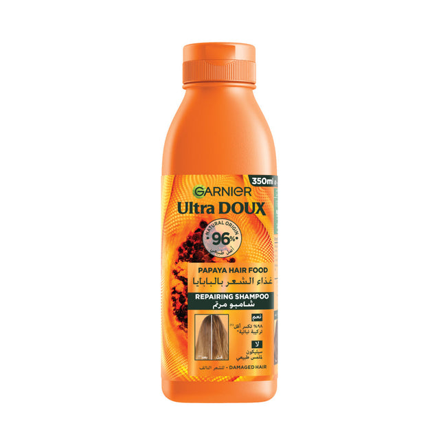 Garnier Ultra Doux Papaya Vegan Hair Food Shampoo for damaged hair