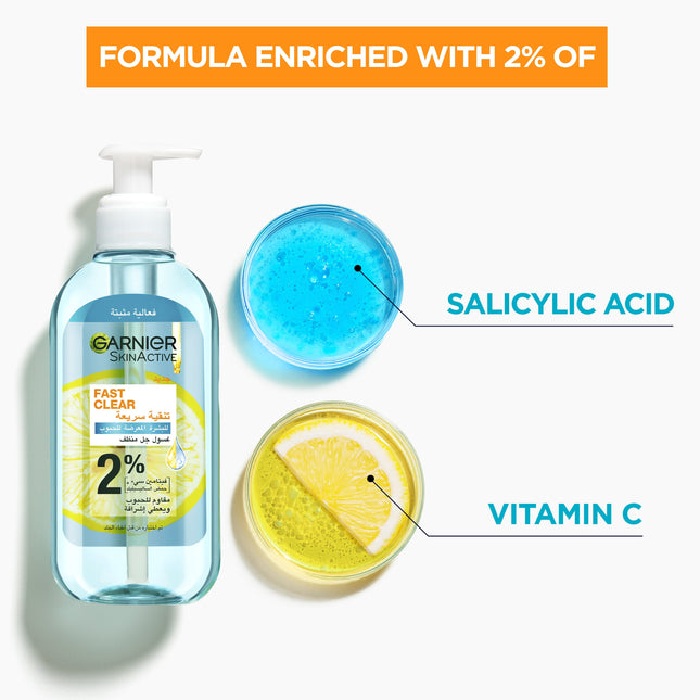 Garnier Anti Acne Gel Wash 200 mL