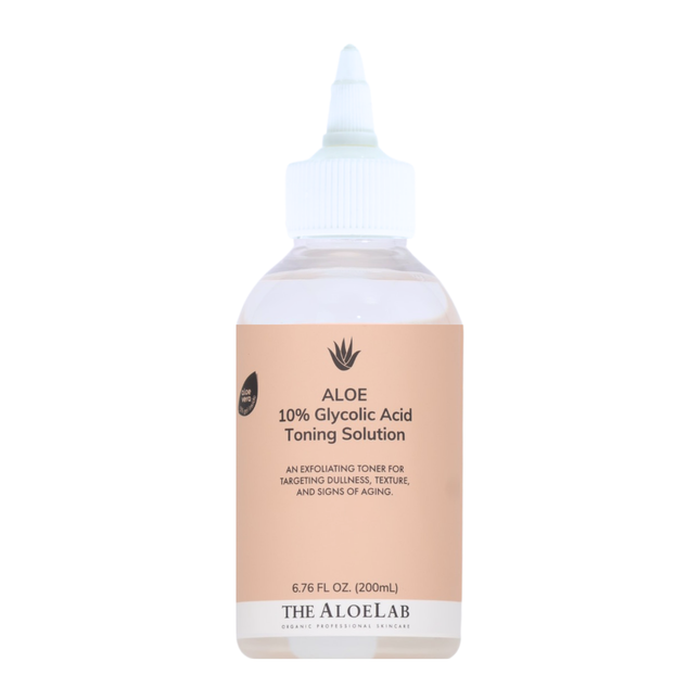 The AloeLab 10% Glycolic acid Toning Solution