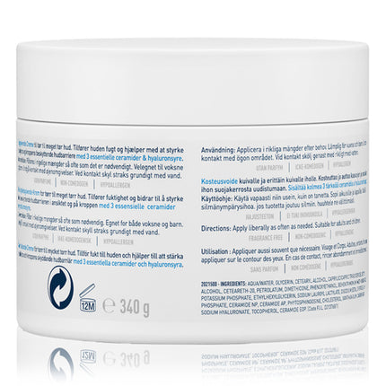 CeraVe Moisturizing Cream | 48H Body and Face Moisturizer For Dry to Very Dry Skin