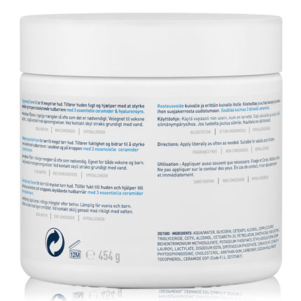 CeraVe Moisturizing Cream | 48H Body and Face Moisturizer For Dry to Very Dry Skin