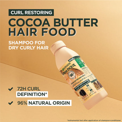 Garnier Ultra Doux Cocoa Butter Vegan Hair Shampoo for curly hair