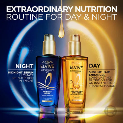 Elvive Extraordinary Oil Midnight Serum 100ml - For Dry Hair