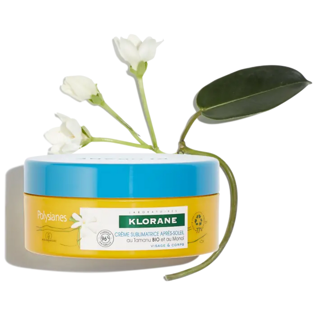 KL AFTER SUN SUBLIMATING CREAM with organic Tamanu & Monoi Body & Face 200 ml