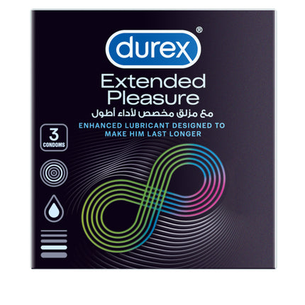 Durex Extended Pleasure 3-12-20 Pack
