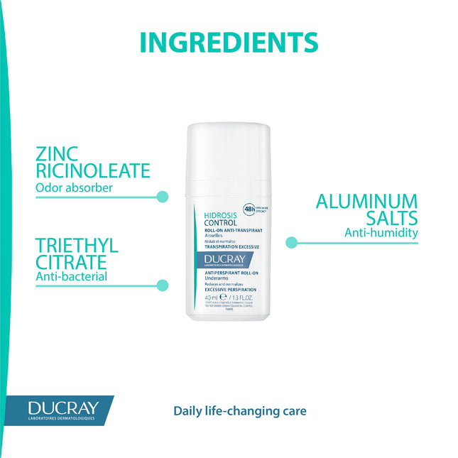Hidrosis Control Antiperspirant Roll-On – Underarms 40ML