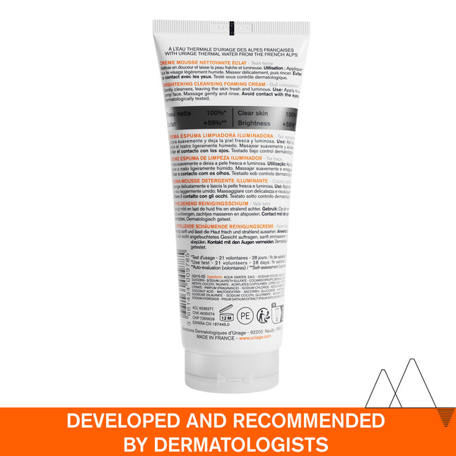 Uriage Depiderm Mousse Nettoyante Eclat 100Ml