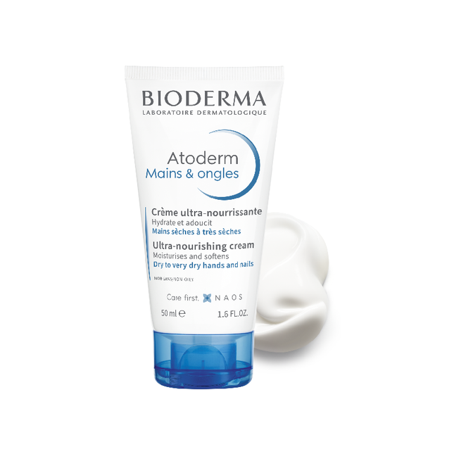 Atoderm Mains & ongles Ultra repairing soothing cream - Normal to dry hands nail 50ML