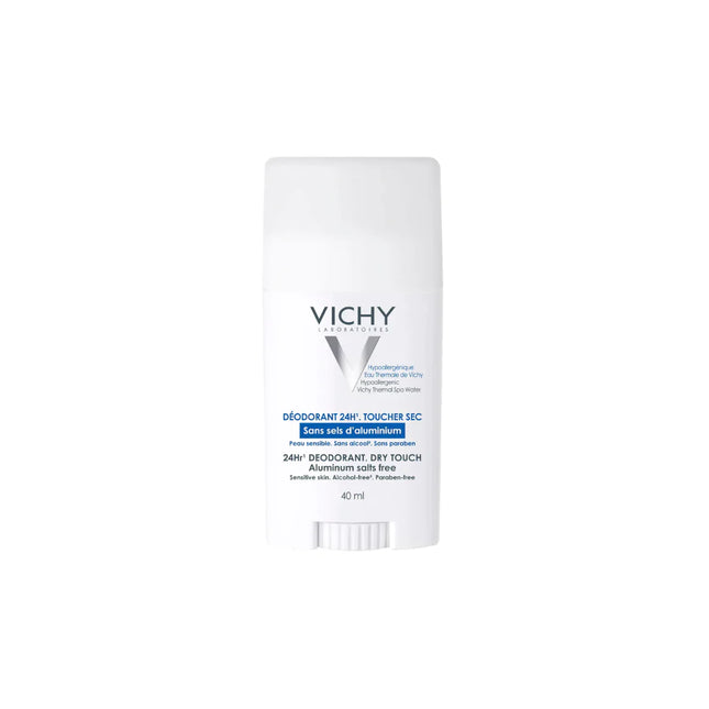 Vichy 24 Hour Deodorant Stick For Sensitive Skin Aluminium Free 40ml