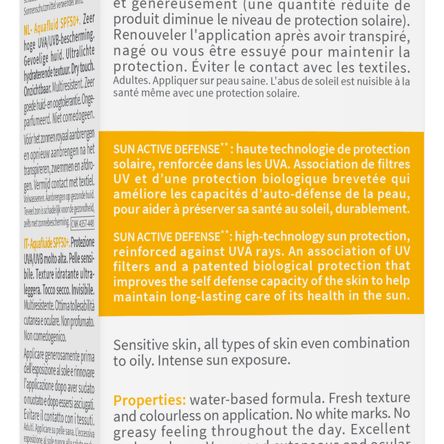 Photoderm MAX Aquafluide SPF 50+ Dry touch - INVISIBLE 40ML