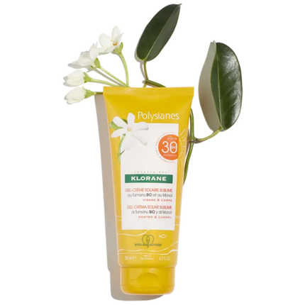 SUBLIMATING SUN GEL-CREAM SPF 30 with organic Tamanu & Monoi Body & Face 200 ml