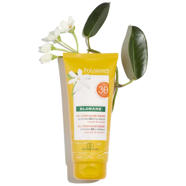 SUBLIMATING SUN GEL-CREAM SPF 30 with organic Tamanu & Monoi Body & Face 200 ml
