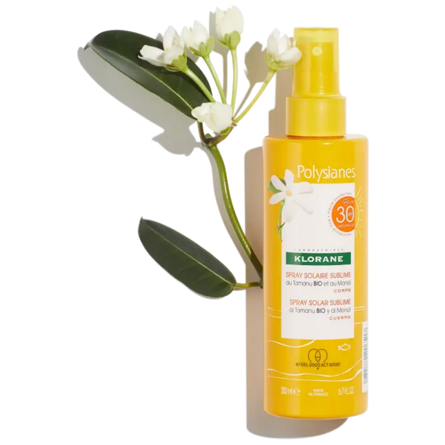 SUBLIMATING SUN SPRAY SPF 30 with organic Tamanu & Monoi Body 200 ml