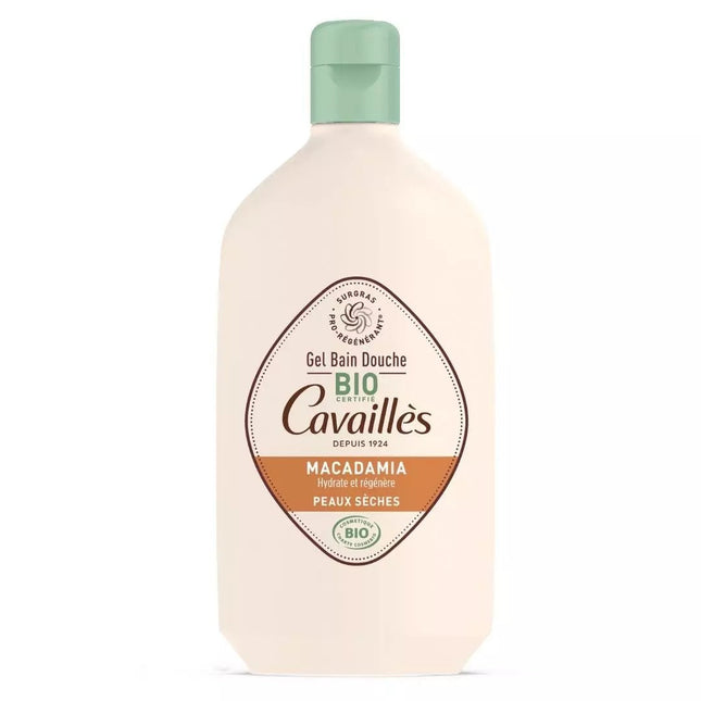 Gel Bain et Douche Huile de macadamia cosmebio peaux sèches Flacon 400ml