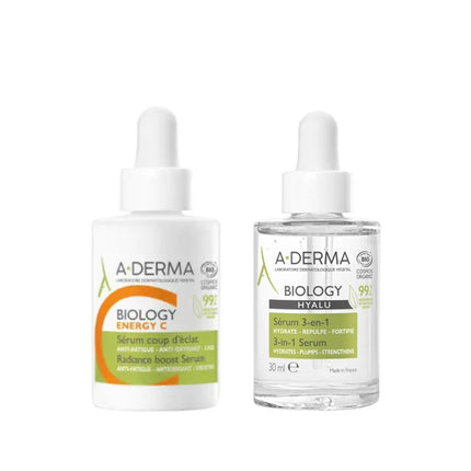 Buy ADERMA BIOLOGY ENERGY C SERUM COUP D'ECLAT 30ML  + 30% Off: ADERMA BIOLOGY HYALU 3 IN 1 SERUM 30ML