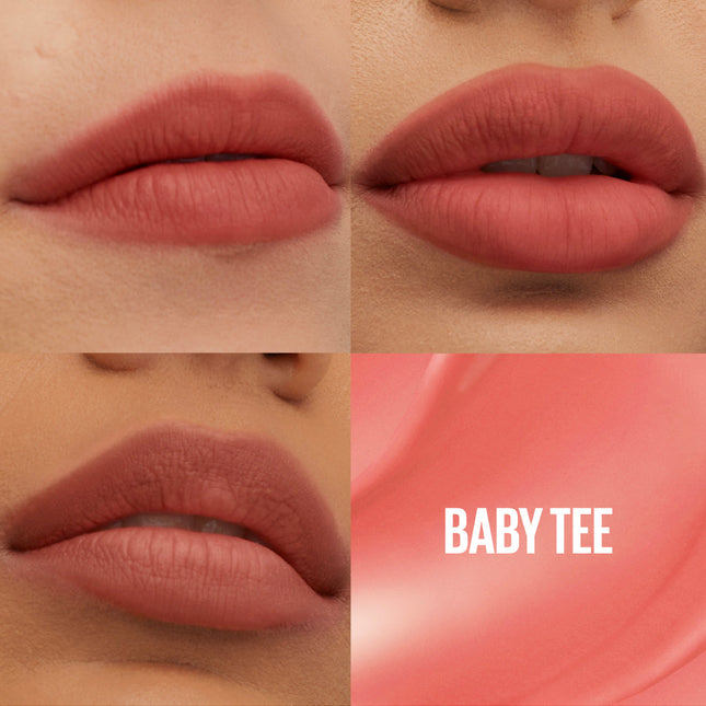Maybelline Super Stay Teddy Tint  Soft Blurred Matte Lip Tint | 12h Longwear, Transfer proof