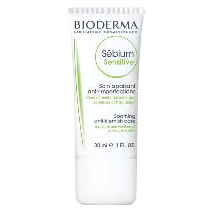Sebium Sensitive Soothing moisturising anti-blemish cream acne-prone skin 30ml