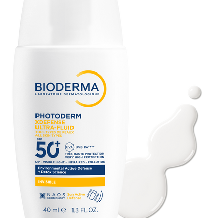 BIODERMA PHOTODERM XDEFENSE ULTRA FLUID SPF50+ INVISIBLE 40 ml