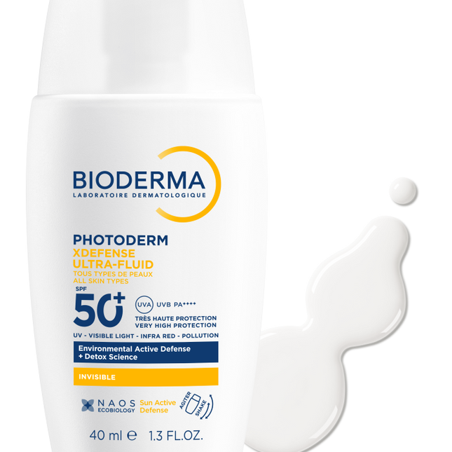 BIODERMA PHOTODERM XDEFENSE ULTRA FLUID SPF50+ INVISIBLE 40 ml