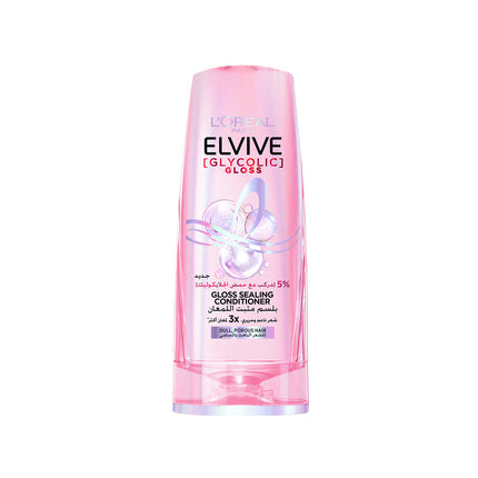L’Oréal Paris, Elvive, Glycolic Gloss Conditioner, Our 1st at home glossing treatment, 5% [Gloss Complex] with Glycolic Acid, 200ml