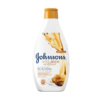 Johnson and Johnson Body Lotion Vita Rich Oil infusion 400ML
