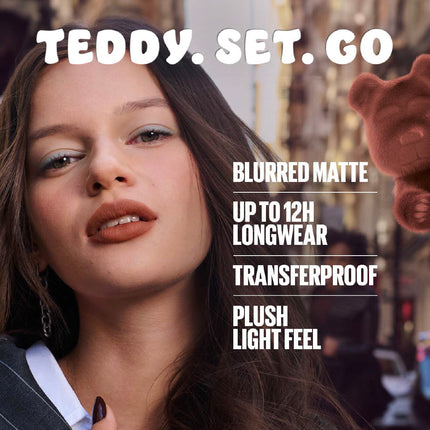 Maybelline Super Stay Teddy Tint  Soft Blurred Matte Lip Tint | 12h Longwear, Transfer proof